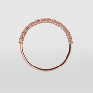 Media Churumbela Turmalina Rosa CLAW - Birthstone Octubre -2.0mm