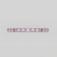 Media Churumbela Turmalina Rosa CLAW - Birthstone Octubre -2.0mm