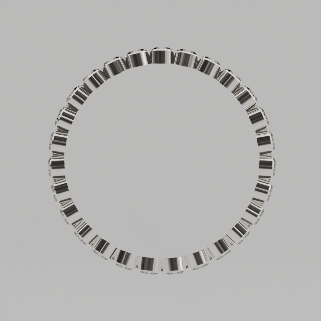 Churumbela Completa BEZEL de 2.0mm Diamante Natural - Abril - Churumbela de Oro (10k, 14k, 18k) y Moissanitas