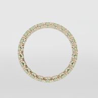 Churumbela Completa Peridoto CLAW - Birthstone Agosto -2.5mm