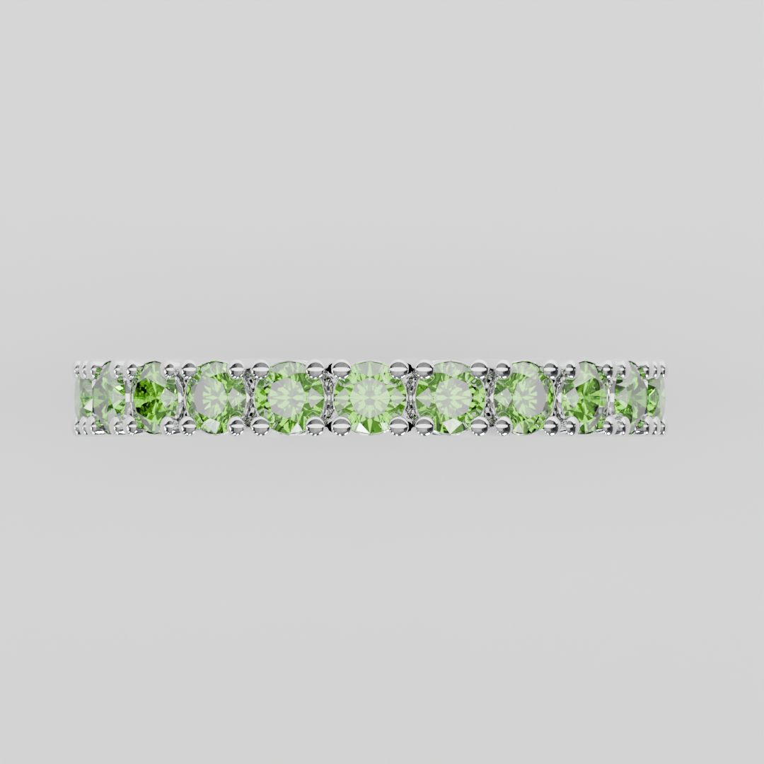 Churumbela Completa Peridoto CLAW - Birthstone Agosto -2.5mm