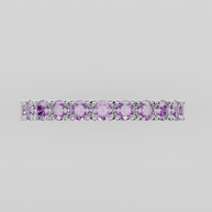 Churumbela Completa Amatista CLAW - Birthstone Febrero -2.5mm