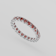 Churumbela Completa Granate CLAW - Birthstone Enero -2.5mm