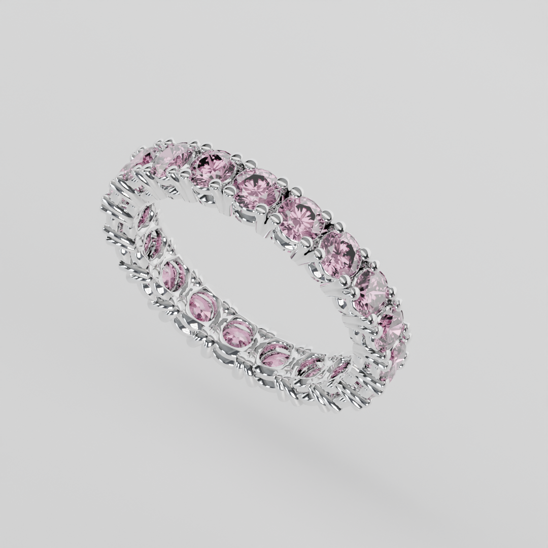 Churumbela Completa Turmalina Rosa CLAW - Birthstone Octubre - 3.0mm