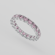 Churumbela Completa Turmalina Rosa CLAW - Birthstone Octubre - 3.0mm