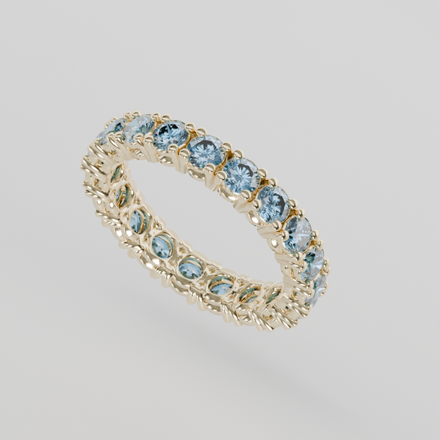 Churumbela Completa Topacio Azul CLAW - Birthstone Diciembre -3.0.mm