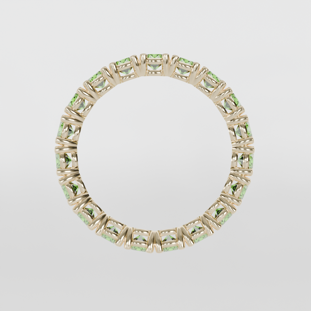 Churumbela Completa Peridoto CLAW - Birthstone Agosto-3.0.mm