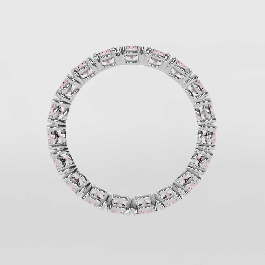 Churumbela Completa Turmalina Rosa CLAW - Birthstone Octubre - 3.0mm