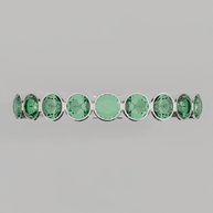 Media Churumbela Esmeralda BEZEL- Birthstone Mayo - 3.0mm