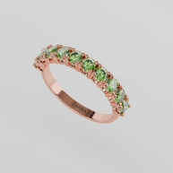 Media Churumbela Peridoto CLAW - Birthstone Agosto-3.0.mm