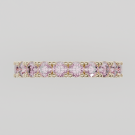 Media Churumbela Turmalina Rosa CLAW - Birthstone Octubre - 3.0mm