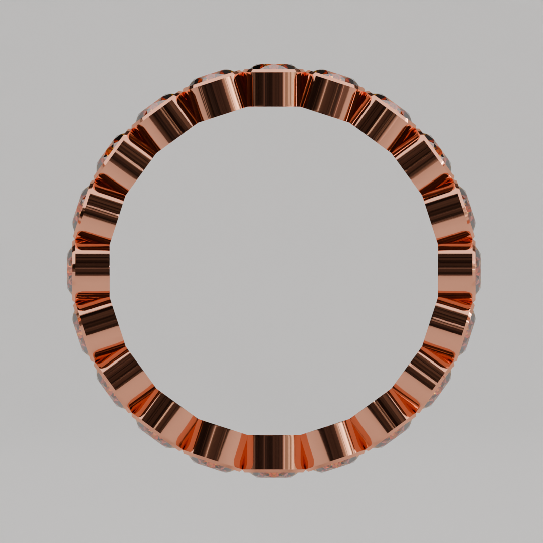 Churumbela Completa Citrino BEZEL- Birthstone Noviembre -3.0.mm - Churumbela de Oro (10k, 14k, 18k) y Moissanitas