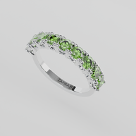 Media Churumbela Peridoto CLAW - Birthstone Agosto -3.5mm