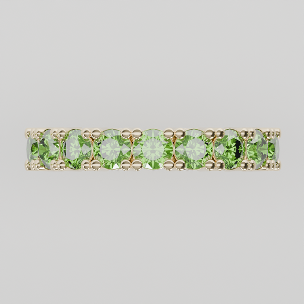 Media Churumbela Peridoto CLAW - Birthstone Agosto -3.5mm