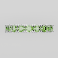 Media Churumbela Peridoto CLAW - Birthstone Agosto -3.5mm