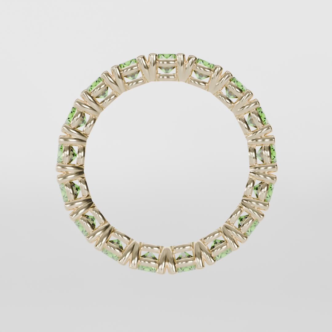 Churumbela Completa Peridoto CLAW - Birthstone Agosto -3.5mm