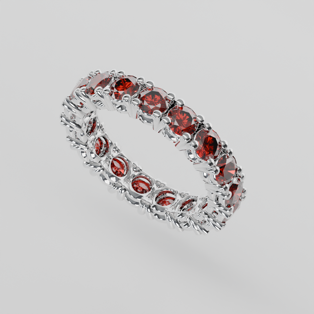 Churumbela Completa Granate CLAW - Birthstone Enero -3.5mm