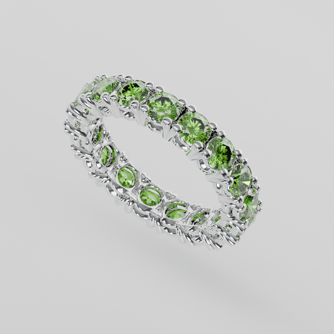 Churumbela Completa Peridoto CLAW - Birthstone Agosto -3.5mm