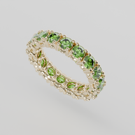 Churumbela Completa Peridoto CLAW - Birthstone Agosto -3.5mm