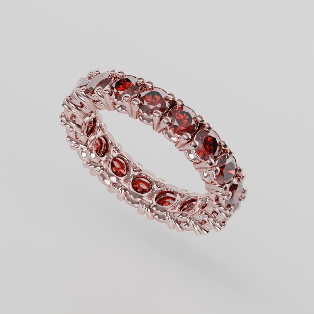 Churumbela Completa Granate CLAW - Birthstone Enero -3.5mm