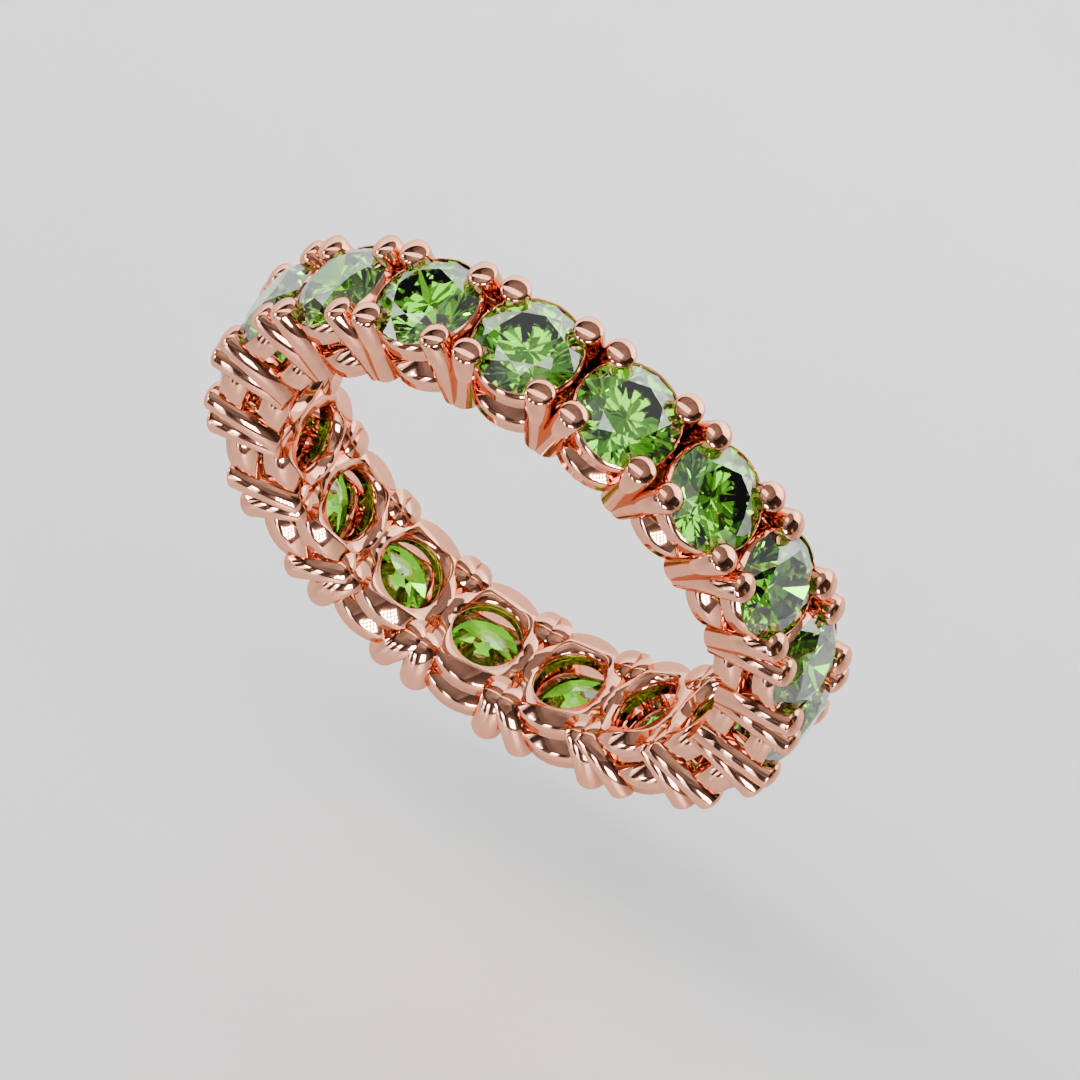 Churumbela Completa Peridoto CLAW - Birthstone Agosto -3.5mm