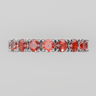 Churumbela Completa Rubi CLAW - Birthstone Julio - 3.5mm