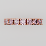 Churumbela Completa Turmalina Rosa CLAW - Birthstone Octubre - 3.5mm