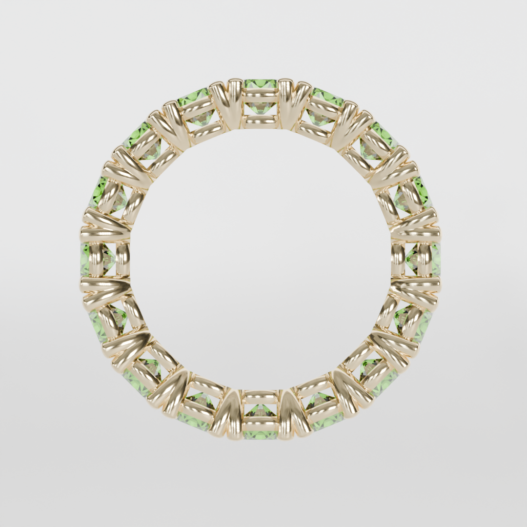 Churumbela Completa Peridoto CLAW - Birthstone Agosto - 4.0mm