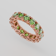 Churumbela Completa Peridoto CLAW - Birthstone Agosto - 4.0mm