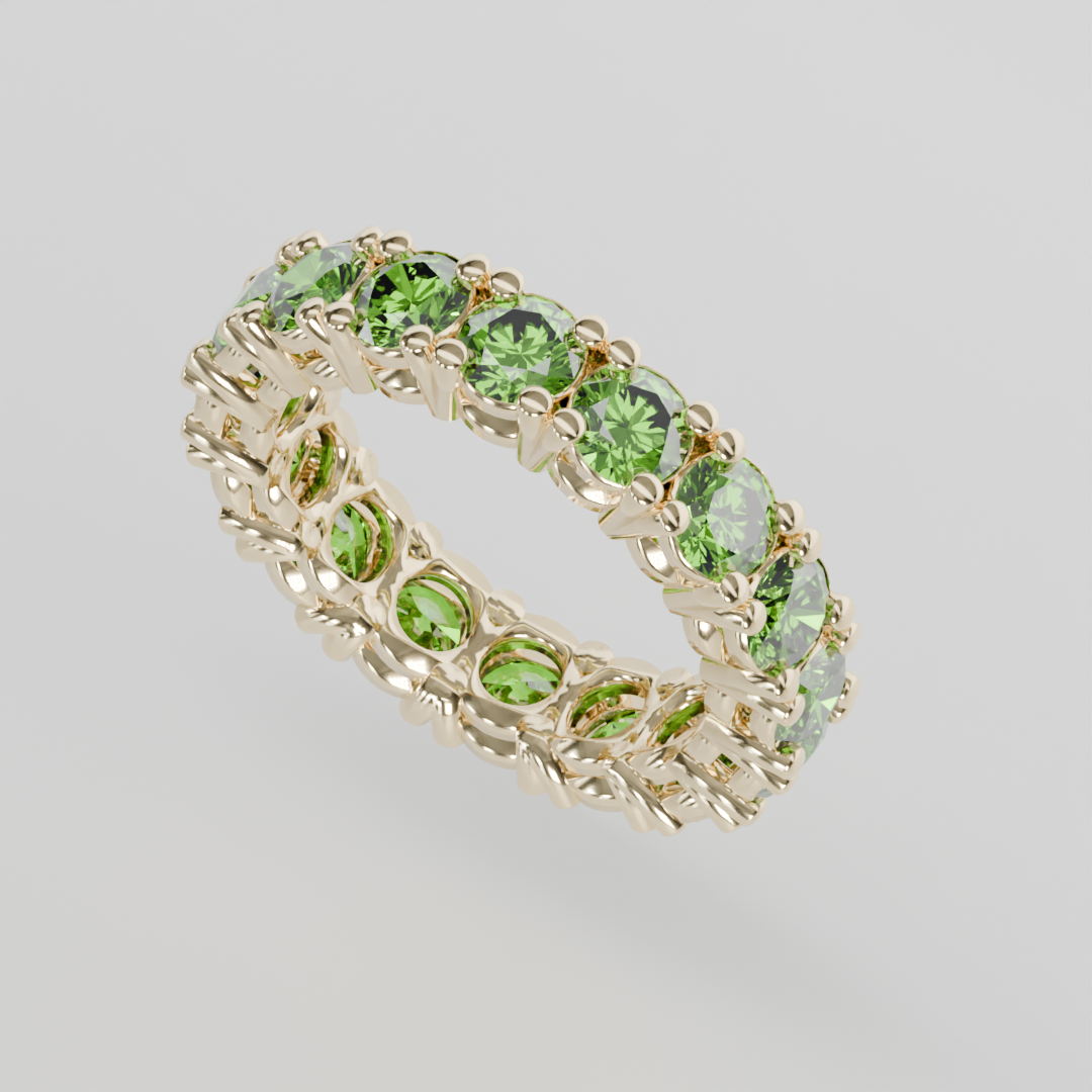 Churumbela Completa Peridoto CLAW - Birthstone Agosto - 4.0mm