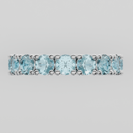 Churumbela Completa Agua Marina CLAW - Birthstone Marzo - 4.0mm