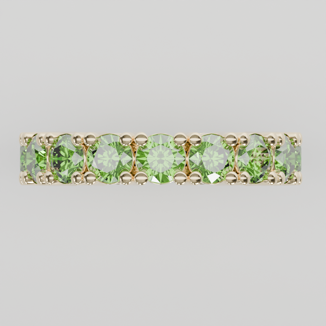 Churumbela Completa Peridoto CLAW - Birthstone Agosto - 4.0mm