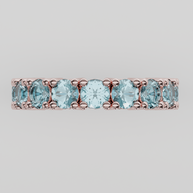 Churumbela Completa Agua Marina CLAW - Birthstone Marzo - 4.0mm