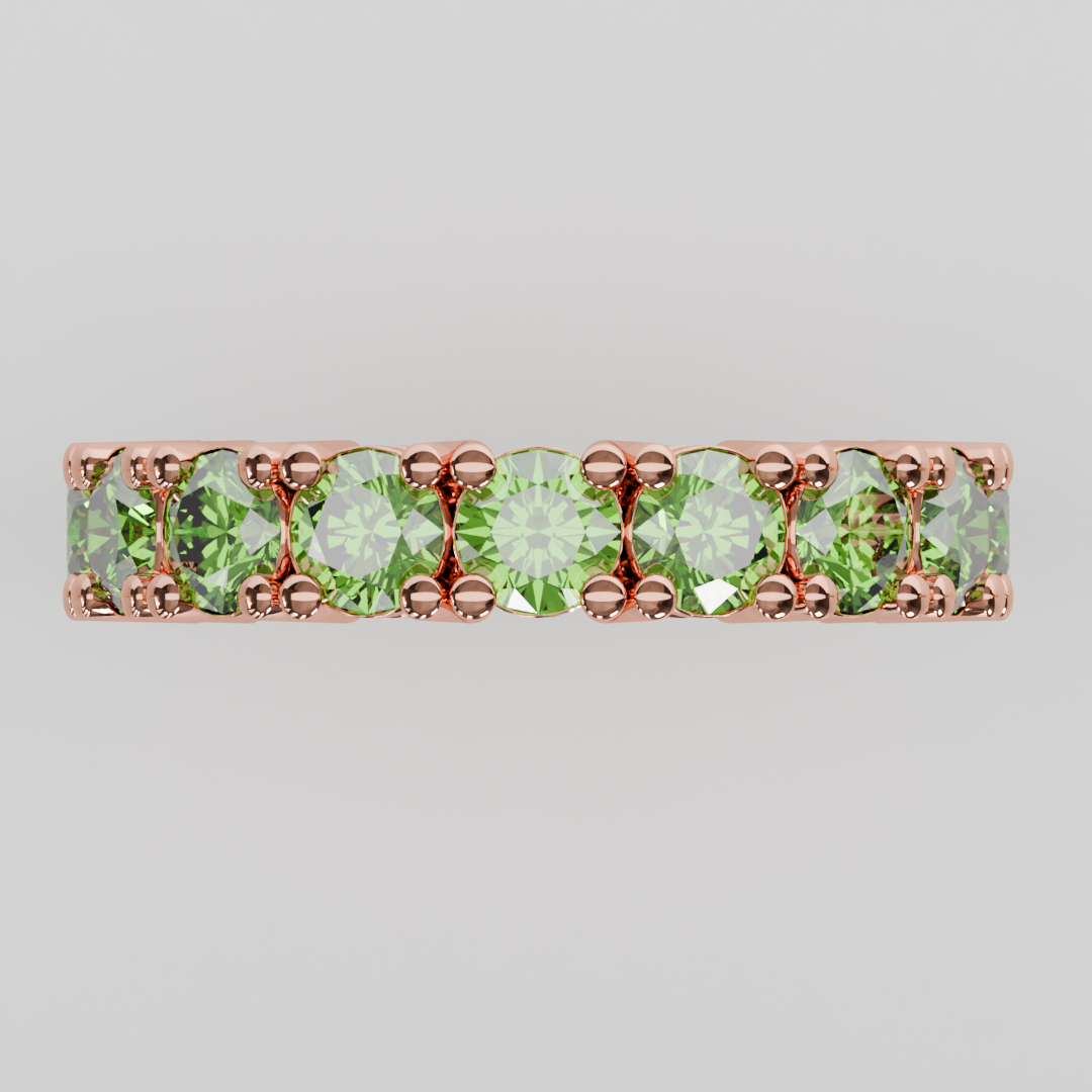 Churumbela Completa Peridoto CLAW - Birthstone Agosto - 4.0mm