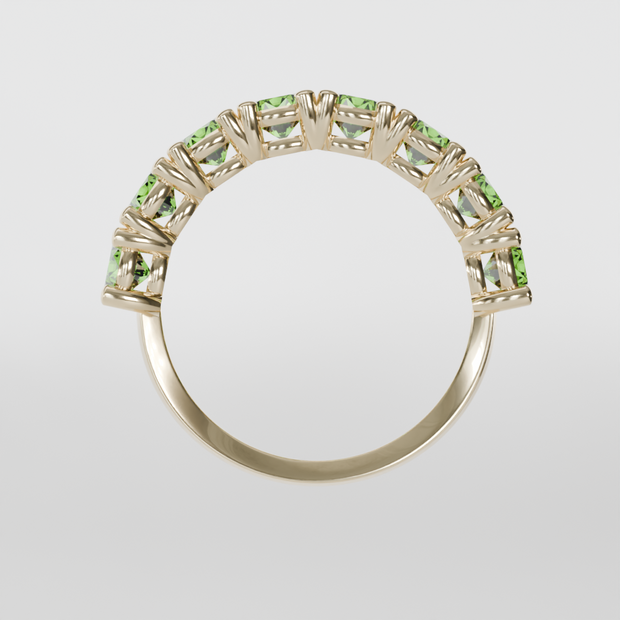 Media Churumbela Peridoto CLAW - Birthstone Agosto - 4.0mm