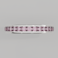 Churumbela Completa Turmalina Rosa CANAL- Birthstone Octubre -2.5mm