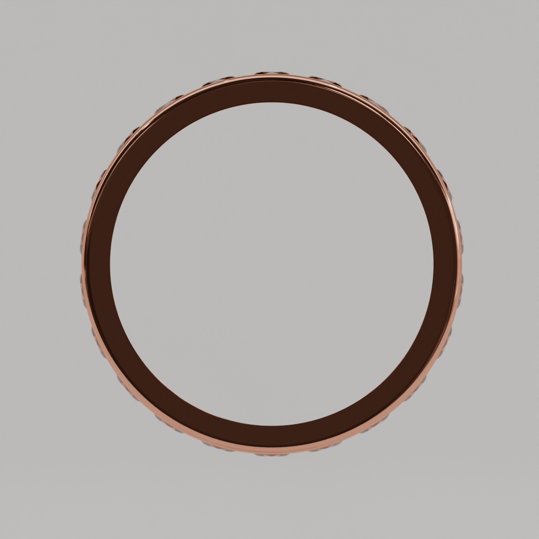 Media Churumbela Citrino CANAL - Birthstone Noviembre -3.0.mm - Churumbela de Oro (10k, 14k, 18k) y Moissanitas