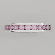 Churumbela Completa Turmalina Rosa CANAL - Birthstone Octubre - 3.0mm