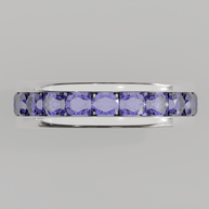 Churumbela Completa Alejandrita CANAL- Birthstone Junio - 3.5mm - Churumbela de Oro (10k, 14k, 18k) y Moissanitas