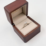 Anillo de Compromiso 1.0ct Corte CORAZÓN Solitario- Anillo de Compromiso en Oro (10k, 14k, 18k) o Plata 0.925 y Diamante Lab-Grown o Moissanita