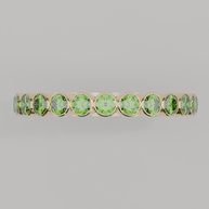 Churumbela Completa Peridoto BEZEL - Birthstone Agosto -2.5mm