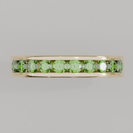 Media Churumbela Peridoto CANAL - Birthstone Agosto-3.0mm