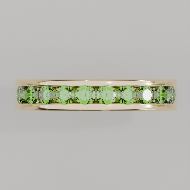 Media Churumbela Peridoto CANAL - Birthstone Agosto-3.0mm