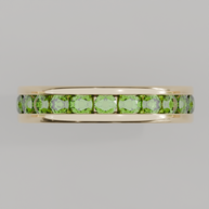 Churumbela Completa Peridoto CANAL- Birthstone Agosto-3.0.mm