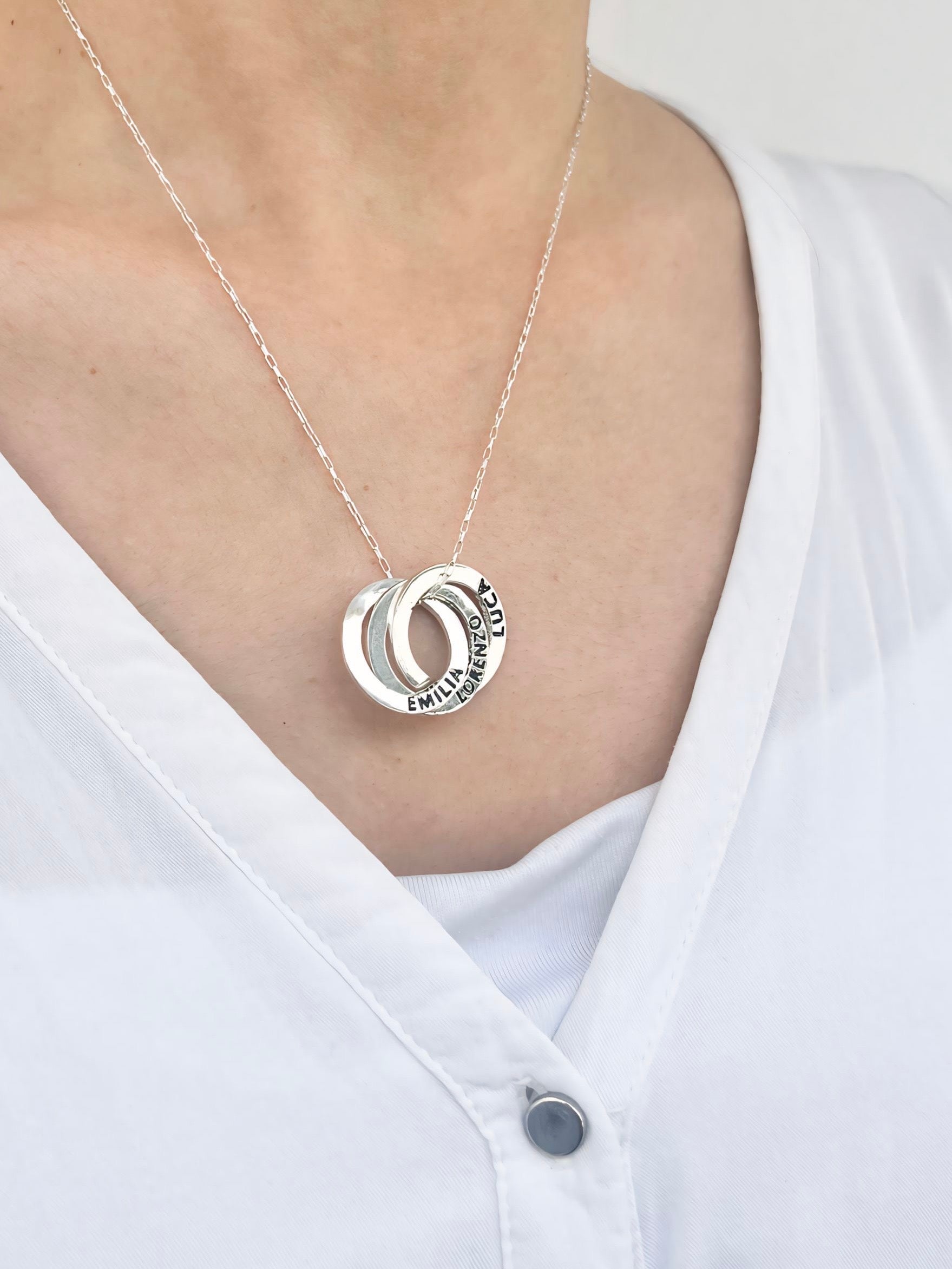 Collar Vinculo - Joyería Personalizada en Oro (10k, 14k, 18k) o Plata 0.925