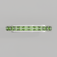 Media Churumbela Peridoto CANAL- Birthstone Agosto -2.5mm