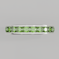 Media Churumbela Peridoto CANAL - Birthstone Agosto-3.0mm