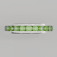 Churumbela Completa Peridoto CANAL- Birthstone Agosto-3.0.mm