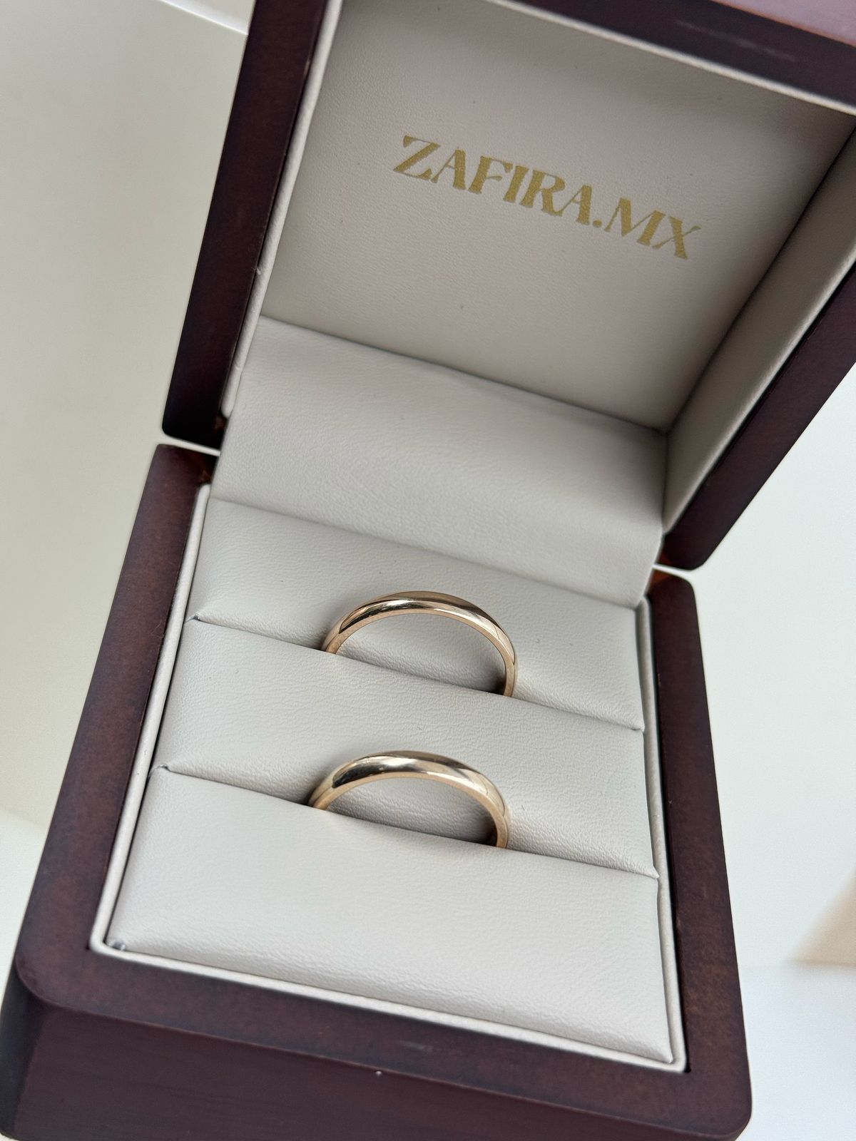 Anillos de boda clásicos (Set 3mm y 3mm) - Argolla de Matrimonio en Oro Sólido (10k, 14k, 18k) o Plata 0.925