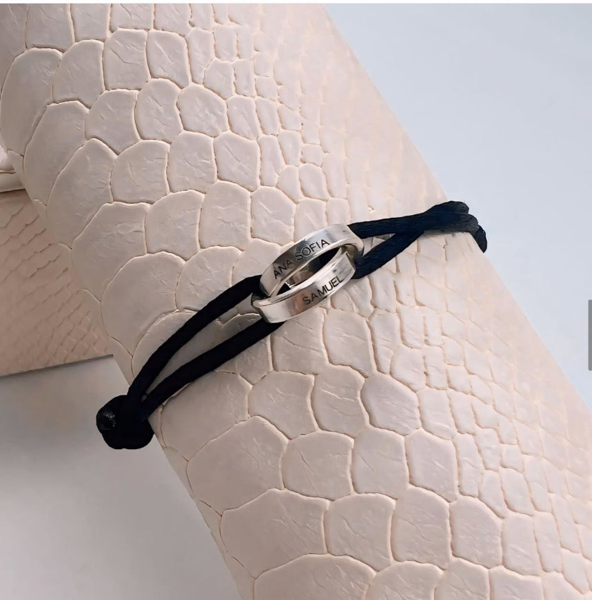 Pulsera aros chicos - Joyería Fina en Oro Sólido (10k, 14k, 18k)